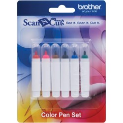 Brother ScanNCut Color Pens 6/Pkg