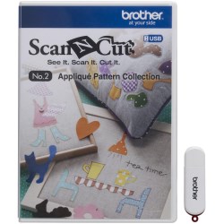Brother ScanNCut Applique Pattern USB
